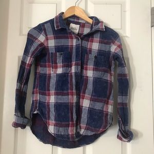 ** LAST CALL** Dark blue & Pink Flannel